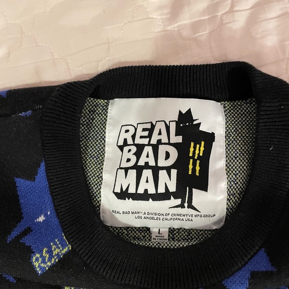 RealBadMan Heavyweight Crewneck Sweatshirt (Large) - Picture 3 of 4